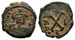 Maurice Tiberius (582-602) AD.
Condition: Very Fine

Weight: 3,12 gr
Diameter: 18,70 mm