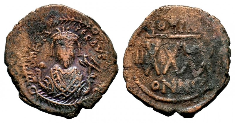 Phocas (602-610). Ae Follis,
Condition: Very Fine

Weight: 12,31 gr
Diameter: 31...