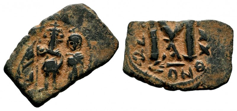 Heraclius. 610-641. AE follis
Condition: Very Fine

Weight: 3,92 gr
Diameter: 17...