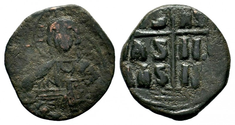 BYZANTINE EMPIRE. Time of Romanus III Argyrus. 1028-1034. Æ follis (anonymous). ...