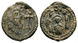 Crusaders Era Gnostic Lead , circa 11th-13th century AD.
Condition: Very Fine

Weight: 5,49 gr
Diameter: 24,30 mm