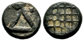 BYZANTINE LEAD Weight. 7th - 13th C. AD.
Condition: Very Fine

Weight: 17,18 gr
Diameter: 20,00 mm