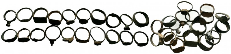Lot of 20 Byzantine Rings
Condition: Very Fine

Weight: 
Diameter: