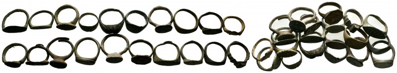 Lot of 20 Byzantine Rings
Condition: Very Fine

Weight: 
Diameter: