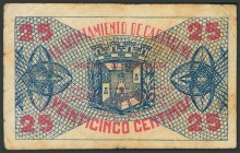 CARTAGENA (MURCIA). 25 Céntimos. Junio 1937. (González: 1684). RC.