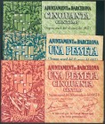 BARCELONA. 50 Céntimos, 1 Peseta y 1´50 Pesetas. 13 de Mayo de 1937 y el 30 de Septiembre de 1937 el de 1´50 pts. Series A, D y B, respectivamente. (G...