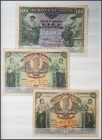 Precioso conjunto de billetes del Banco de España en diferentes calidades y cantidades, alguno de ellos verdaderamente interesantes. A EXAMINAR.