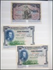 Conjunto de 78 billetes del Banco de España en diversas cantidades y calidades. A EXAMINAR.