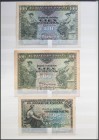 Bonito conjunto de 46 billetes del Banco de España, alguno de principios de siglo, uno de ellos de Cuba, en calidades diversas. A EXAMINAR.