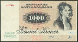DINAMARCA. 1000 Kroner. 1972. (Pick: 53). MBC.
