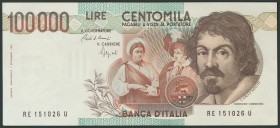 ITALIA. 100000 Lire. 1 de Septiembre de 1983. Serie REU. Firmas Ciampi y Speziali. (Pick: 110b). SC-.
