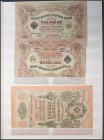 RUSIA. Magnífico conjunto de 29 billetes de la primera mitad del siglo XX, incluyendo varias emisiones de gran formato. A EXAMINAR.