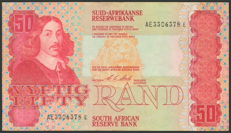 SUDAFRICA. 50 Rand. 1990. Serie AEE. (Pick: 122). MBC.
