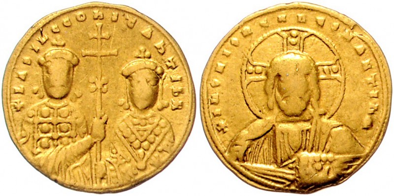 Byzanz Königreich
Basilius II. und Constantinus VIII. 976 - 1025 Gold Solidus o...