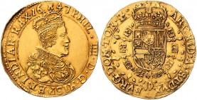 Belgien Philipp IV. von Spanien 1621 - 1665
 2 Souverain d´or 1647 Brüssel. 11,13g. Delm. 169 (R2), Fb. 106. vz/stgl