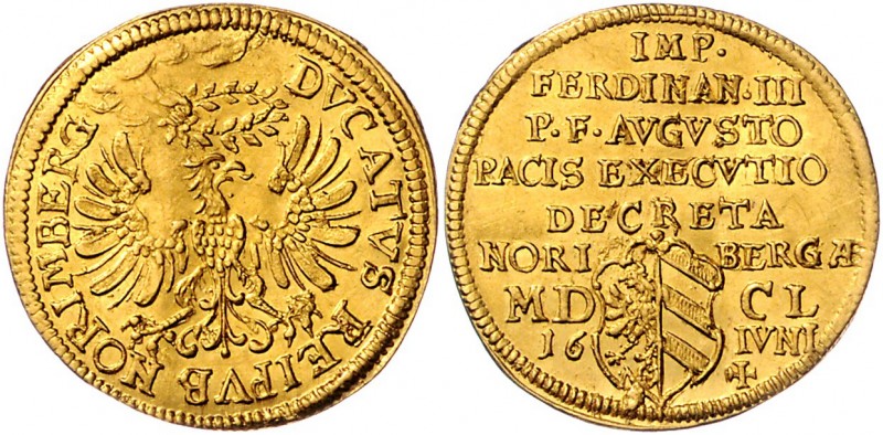 Deutschland Ferdinand III. 1637 - 1659
 Dukat 1650 auf die Vollziehung der West...