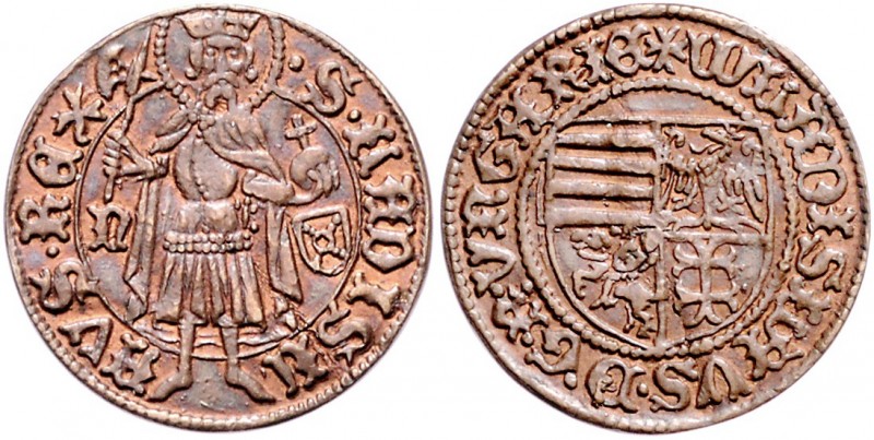 Ungarn Königreich
Wladislaw II. 1490 - 1516 Goldgulden o. J. (1443-44) Kupferab...
