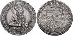 Erzherzog Ferdinand 1564 - 1595
 Doppeltaler / 2 Taler o.J. Ensisheim. 56,68g. Enz. 6 vz