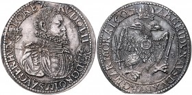Rudolph II. 1576 - 1612
 Taler 1604 NB Nagybanya. 27.89g, Zainende. MzA. Seite 90. vz/stgl