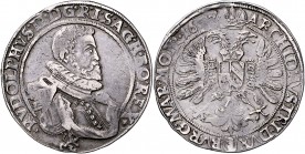 Rudolph II. 1576 - 1612
 Taler 1607 Budweis. 29,04g. MzA. Seite 93, Diet. 398. ss