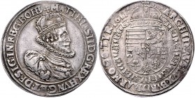 Matthias II. 1612 - 1619
 Taler 1611 Wien. 28,76g. MzA. Seite 97 (Mm. A. Händl), Vogelh. 112/III.var. vz