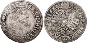 Ferdinand II. als Kaiser 1619 - 1637
 Kippertaler zu 150 Kreuzer 16ZZ Brünn. 14,66g. Her. 661 (bereits Brünn) ss