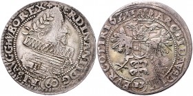 Ferdinand II. als Kaiser 1619 - 1637
 1/2 Kippertaler zu 60 Kreuzer 16Z1 Mm. B. Zwirner. Olmütz. 13,80g, übliche Ausprägung. Her. 810a (dieses Exempl...