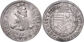 Erzherzog Leopold 1619 - 1625 - 1632
 1/2 Taler 1629 Hall. 14,22g. Enz. 285 f.vz/vz