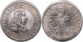 Erzherzog Ferdinand Karl 1632 - 1662
 Doppeltaler / 2 Taler o. J. (1654) Hall. 57,87g. Enz. 26, M./T. 512 vz/vz+