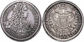 Carl VI. 1712 - 1740
 Taler 1715 Wien. 28,38g. Her. 291 vz