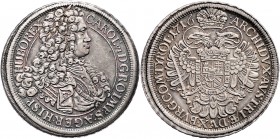 Carl VI. 1712 - 1740
 Taler 1716 Wien. 28,50g. Her. 292 vz