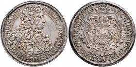 Carl VI. 1712 - 1740
 Taler 1716 Wien. 28,83g. Her. 293 vz/stgl