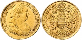 Maria Theresia 1740 - 1780
 Dukat 1780 C-A Wien. 3,47g. Her. 119, Eyp. 184b/6 vz