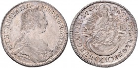 Maria Theresia 1740 - 1780
 XV Kreuzer 1747 NB Nagybanya. 6,23g. Her. 1122, Eyp. 276/1 ss/vz