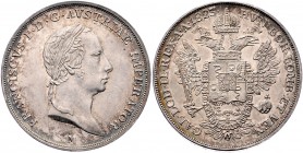 Franz I. 1804 - 1835
 1/2 Scudo 1823 M Mailand. 13,00g. Fr. 608 stgl
