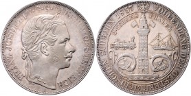 Franz Joseph I. 1848 - 1916
 2 Taler 1857 A Wien. 37,05g. Fr. 1900 vz