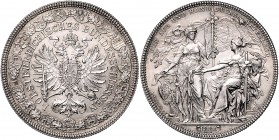 Franz Joseph I. 1848 - 1916
 2 Gulden 1880 Schützenpreis auf das I. Österreichische Bundesschießen zu Wien, von Anton Scharff. Wien. 22,32g. Fr. 1911...