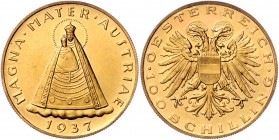 1. Republik 1918 - 1933 - 1938
 100 Schilling 1937 Wien. 23,56g. Her. 15 vz