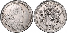 Liechtenstein Joseph Wenzel 1748 - 1772
 1/2 Taler 1758 Wien. 14,05g. Divo 63, Holzm. 52. ss/vz