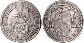 Salzburg - Erzbistum Johann Ernst Graf Thun Hohenstein 1687 - 1709
 1/4 Taler 1694 Salzburg. 7,27g. HZ 2195 vz