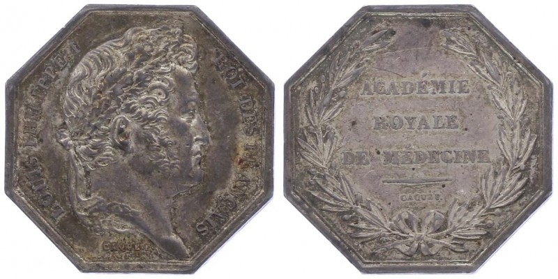 Frankreich Louis Philippe 1830 - 1848
 Ag - Jeton o. J. Paris. 13,98g. Gadoury ...