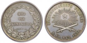 Schweden Gustav 1907 - 1950
 Ag - Medaille 1925 der Akademie für Kunst, Eric Lindberg., Dm 31 mm. 12,82g vz/stgl
