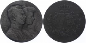 Franz Joseph I. 1848 - 1916
 Fe - Medaille 1911 auf die Vermählung von Erzherzog Karl Franz Josef (der spätere Karl I. 1916 - 1918) mit Prinzessin Zi...