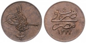 Ägypten Abdul Aziz AH 1277-1293/1861-1876AD
 20 Para AH 1277/4=1863 12,53g. KM 244 stgl