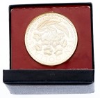 Bahamas Elisabeth II. 1952 - heute
 10 Dollars 1975 M mit Zertifikat und Original Etui. Frenklin Mint. 49,10g. KM 76a PP