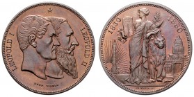 Belgien Leopold I./II. 1860 - 1909
 5 Francs 1880 Brüssel. 25,32g. C.R.Bruce II.: XM8a, KM M8. stgl