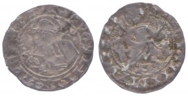 Bulgarien Ivan Sracimir 1356 - 1397
 Ag - Grossus o. J. 0,94g. Raduchev & Zhekon Type 1.14.6cf ss