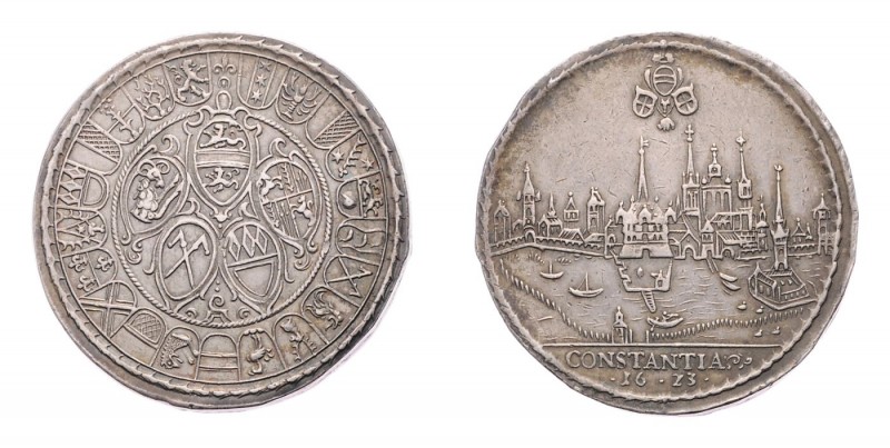 Deutschland vor 1871 Konstanz
Stadt Doppeltaler 1623 altes Galvano ( Museumskop...