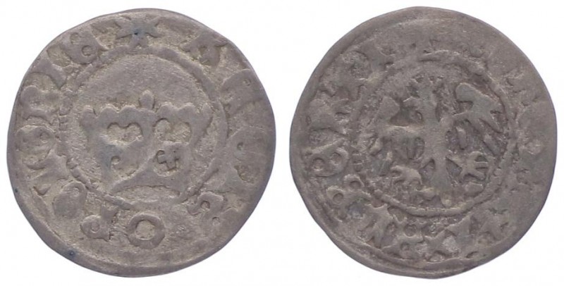 Polen Johann Albert 1492 - 1501
 Halbgroschen o. J. Krakau. 1,10g. Gumowski 467...