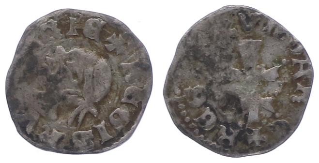 Ungarn Ludwig I. 1342 - 1382
 Denar o. J. 0,56g f.ss